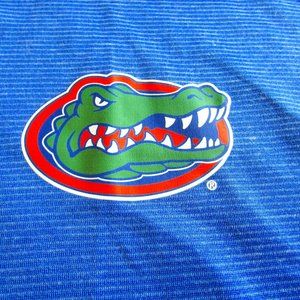 Florida Gators Nike Dri Fit Blue Polo Short Sleeve Men's XL. Excellent Condition